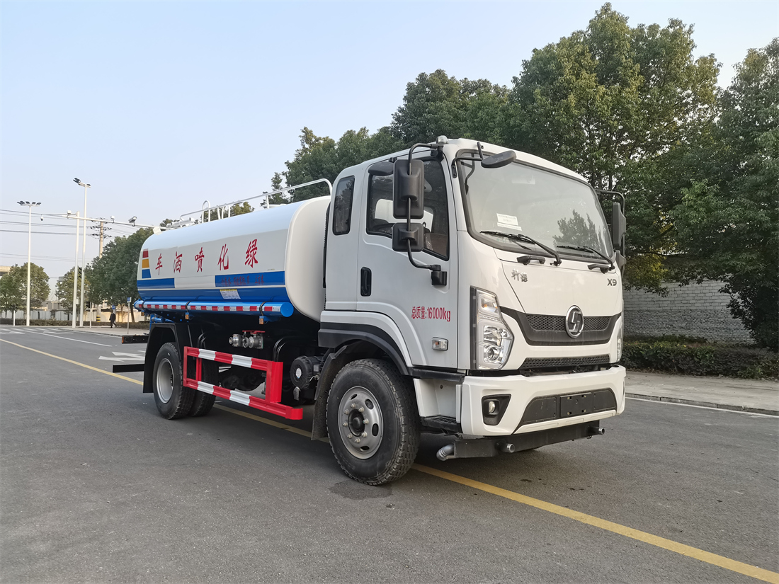 12噸灑水車-湖北旺龍陜汽軒德X9國六12立方灑水車廠家價格